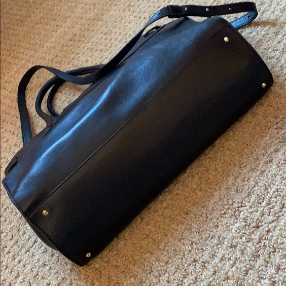 Cuyana Black Leather Work Satchel - Picture 2 of 8